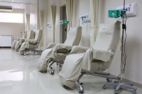 Nossas cadeiras podem ser separadas por cortinas, de acordo com a vontade do paciente